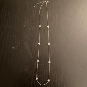 Long Silver Necklace